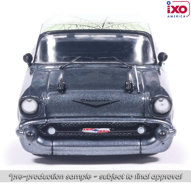 (Coming Soon) IXO America 1:64 1957 Chevrolet Bel Air - Lowrider - Halloween