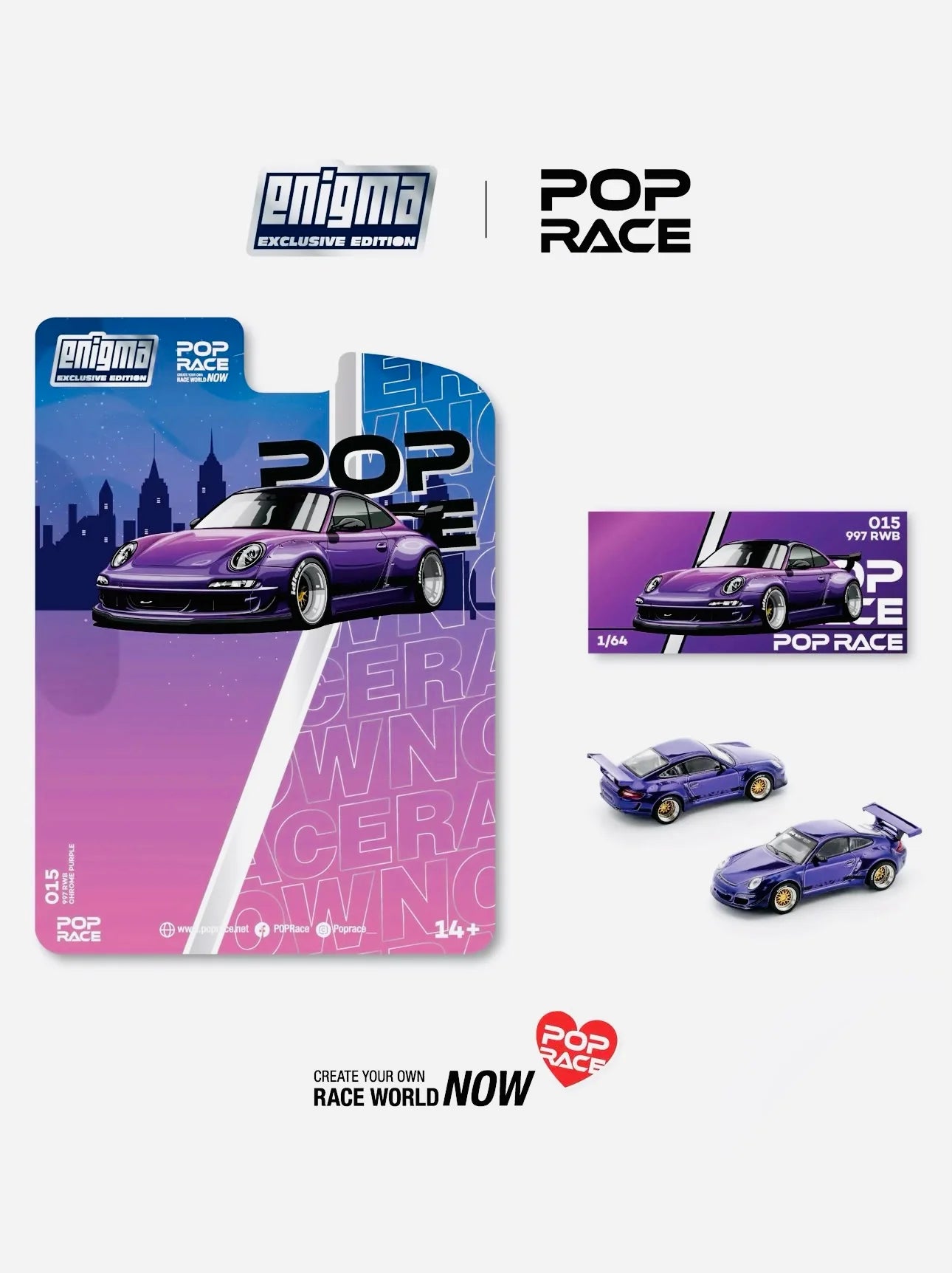 POPRACE Enigma Exclusive Porsche RWB 997 #015 CHASE