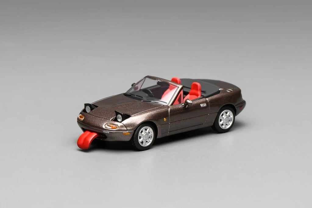 (Coming Soon) MOTORHELIX 1:64 Mazda MX-5 Miata (NA)LHD - Metallic Brown