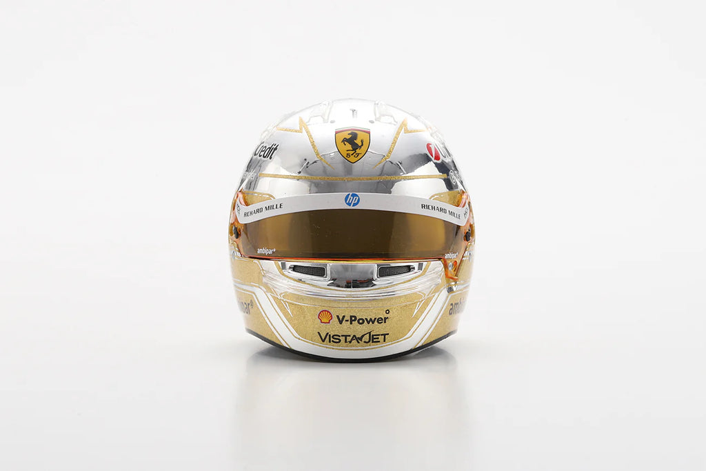 (Pre-order) LOOKSMART Lewis Hamilton Helmet – Scuderia Ferrari HP - Abu Dhabi GP 2025 1:5