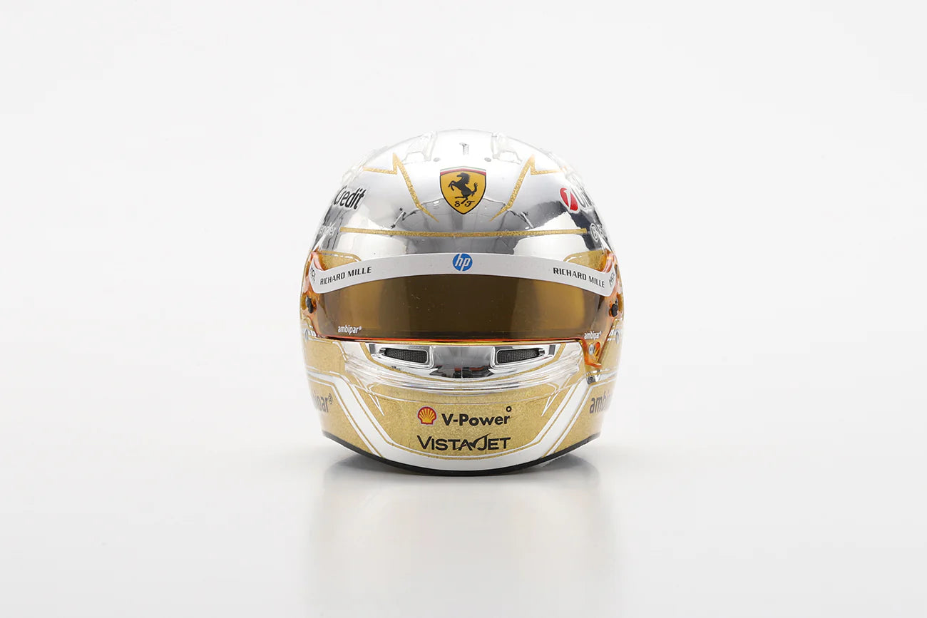 (Pre-order) LOOKSMART Lewis Hamilton Helmet – Scuderia Ferrari HP - Abu Dhabi GP 2025 1:5