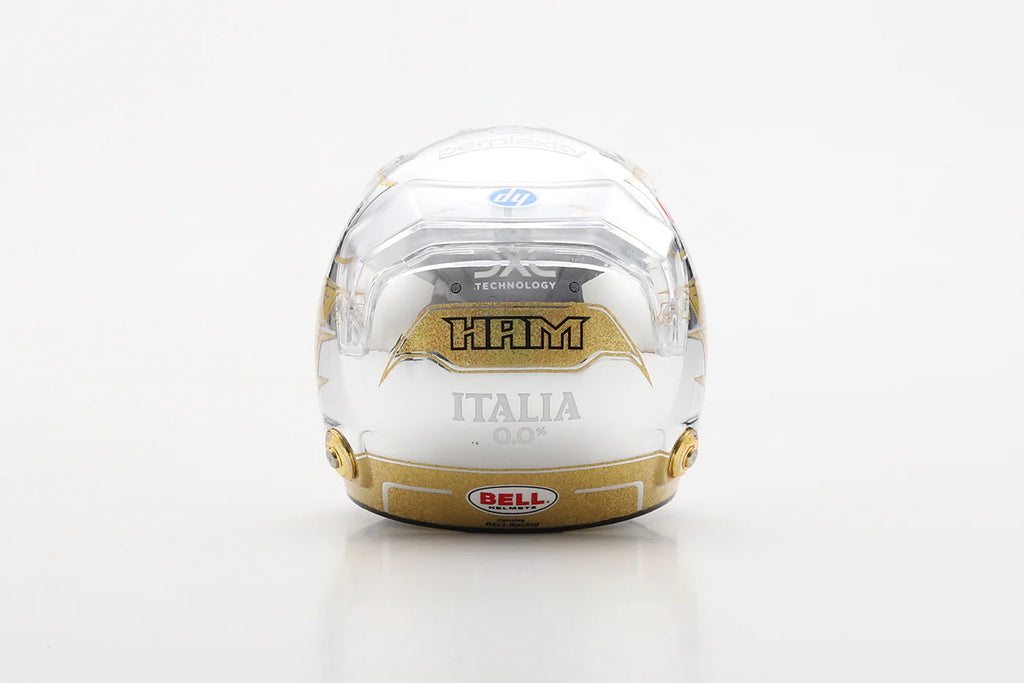 (Pre-order) LOOKSMART Lewis Hamilton Helmet – Scuderia Ferrari HP - Abu Dhabi GP 2025 1:5