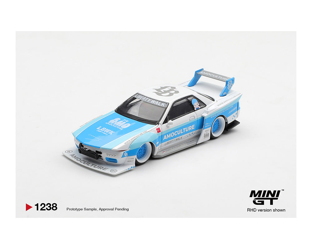 (Coming Soon) Mini GT 1:64 Nissan Skyline GT-R (R32) LBWK Kaido Works AMOCULTURE – Limited Edition