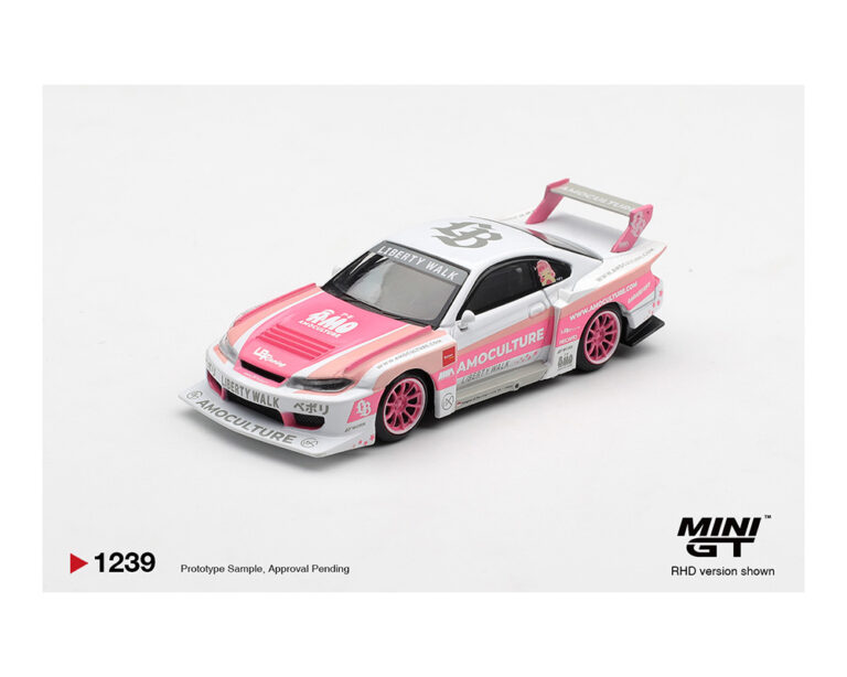 (Coming Soon) Mini GT 1:64 Nissan Silvia (S15) LB-Super Silhouette AMOCULTURE – Limited Edition