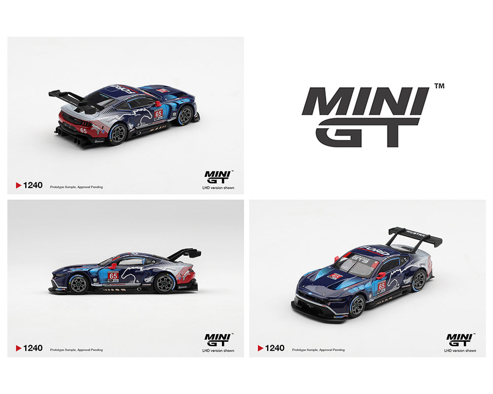 (Coming Soon) Mini GT 1:64 Ford Mustang GT3 #65 Ford Multimatic Motorsports 2025 IMSA Daytona 24 Hrs Winner- Limited Edition