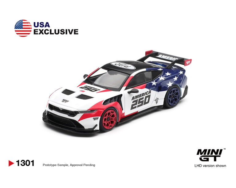 (Coming Soon) Mini GT 1:64 Ford Mustang GTD America 250 USA Exclusive LHD- Limited Edition – Mijo Exclusives