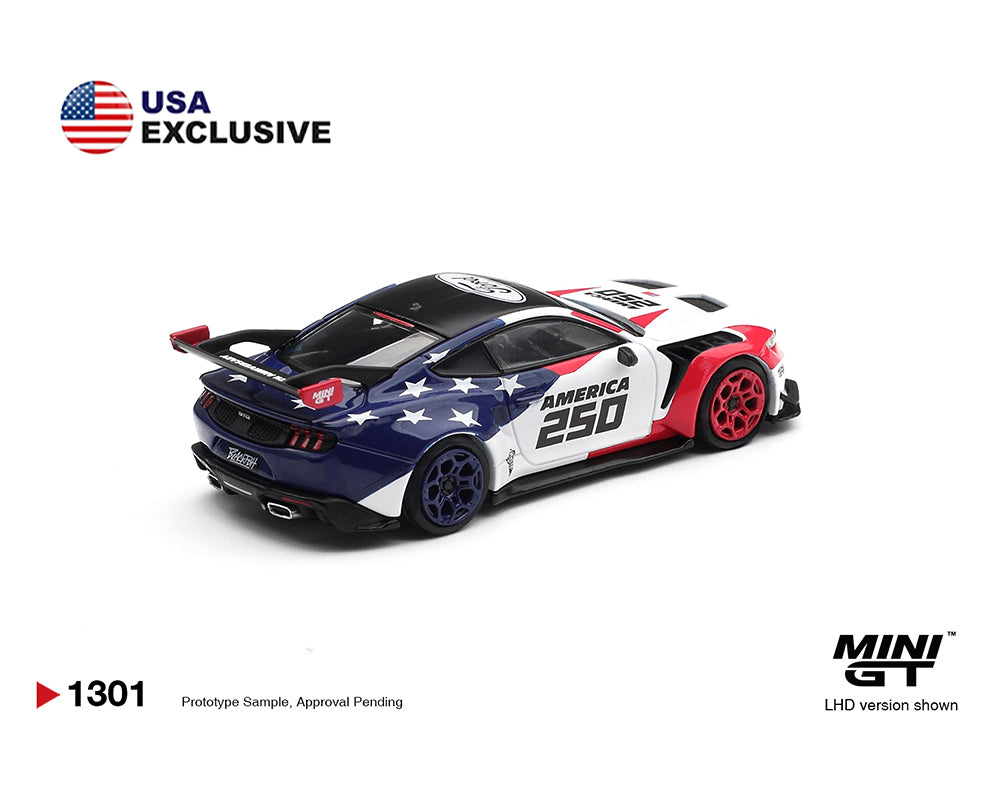 (Coming Soon) Mini GT 1:64 Ford Mustang GTD America 250 USA Exclusive LHD- Limited Edition – Mijo Exclusives
