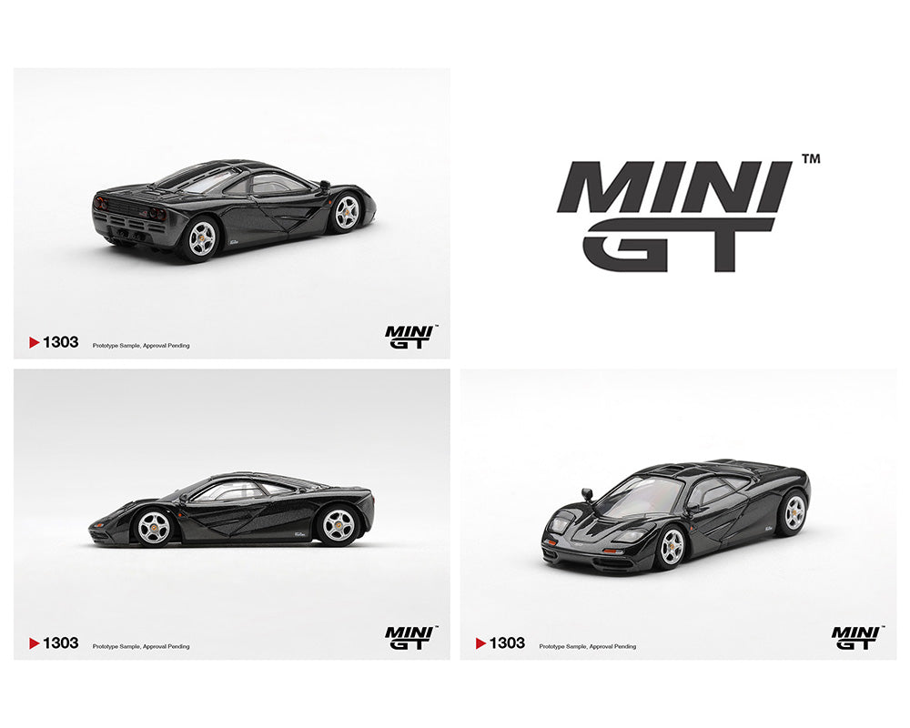 (Coming Soon) Mini GT 1:64 McLaren F1 – Blue Black Metallic – Limited Edition
