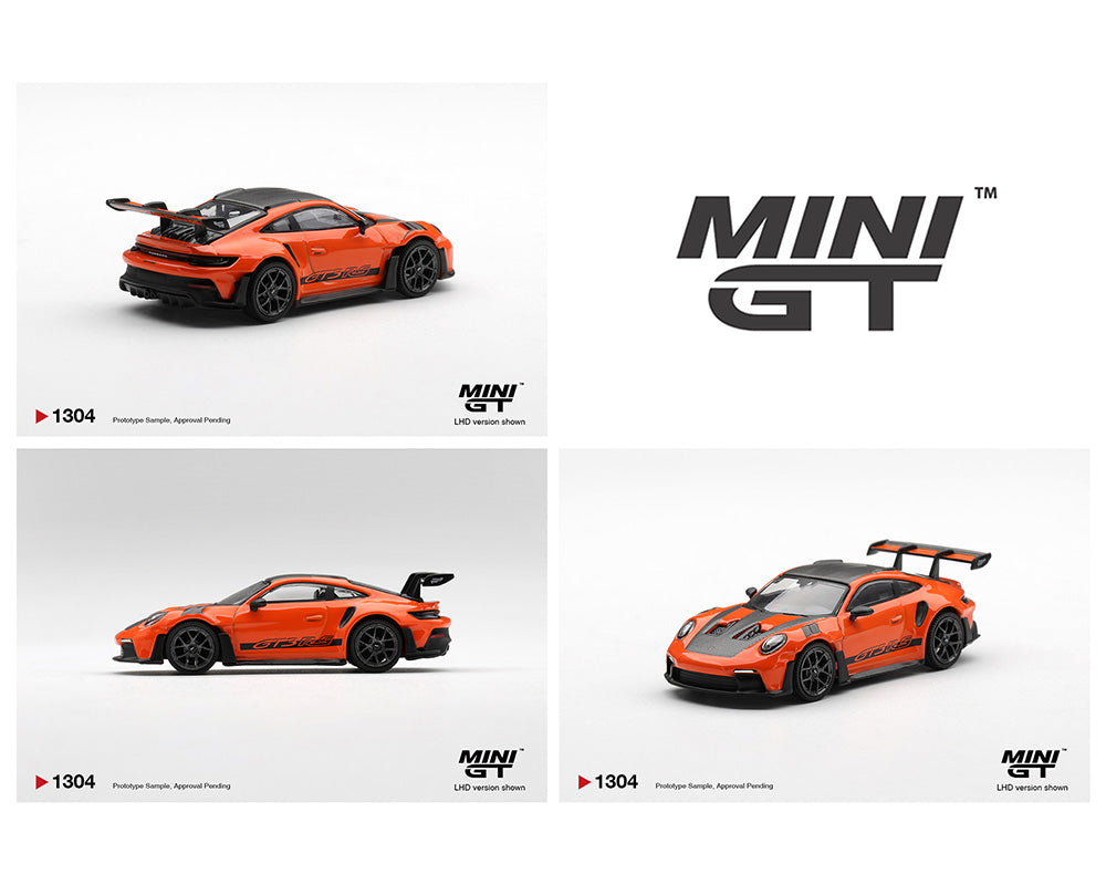 (Coming Soon) Mini GT 1:64 Porsche 911 (992) GT3 RS Weissach Package – Gulf Orange – Limited Edition