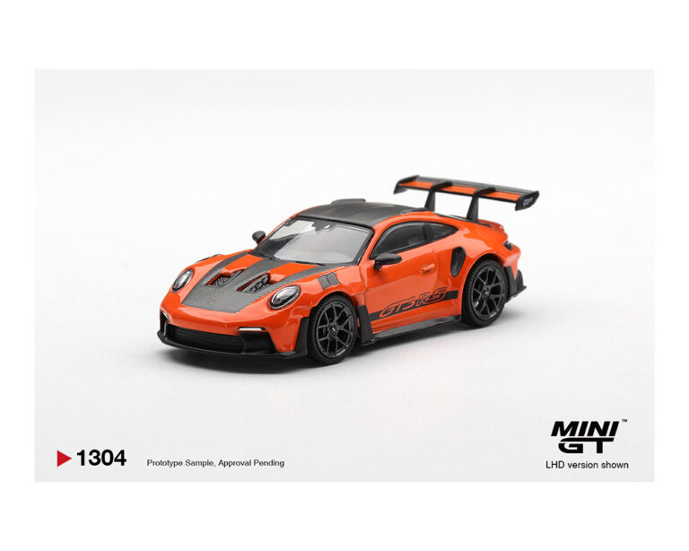 (Coming Soon) Mini GT 1:64 Porsche 911 (992) GT3 RS Weissach Package – Gulf Orange – Limited Edition