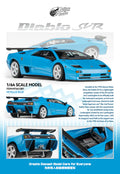 (Coming Soon) MICROTURBO 1/64 Custom Diablo SVR - Metallic Blue