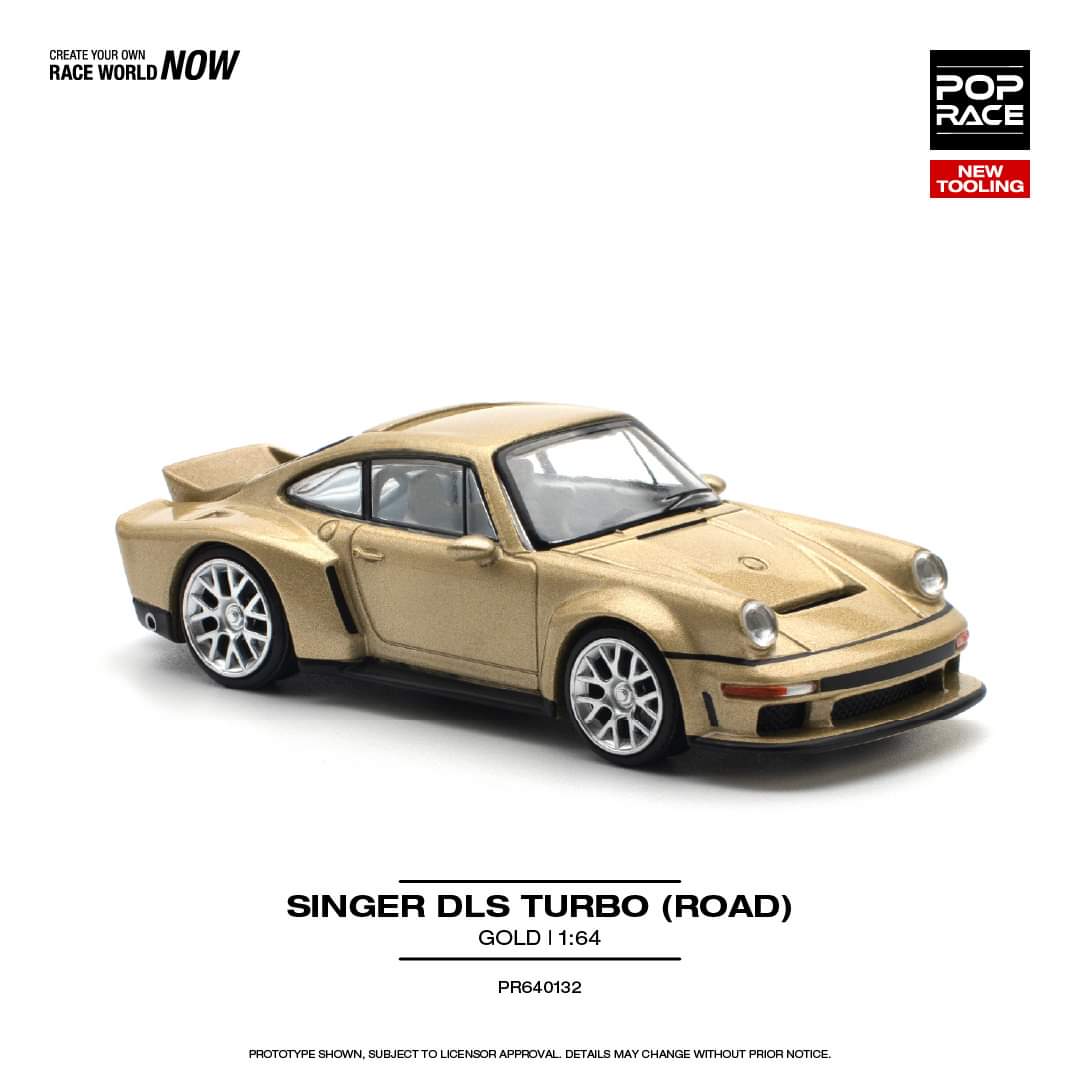 POPRACE 1/64 SINGER DLS TURBO (ROAD) GOLD