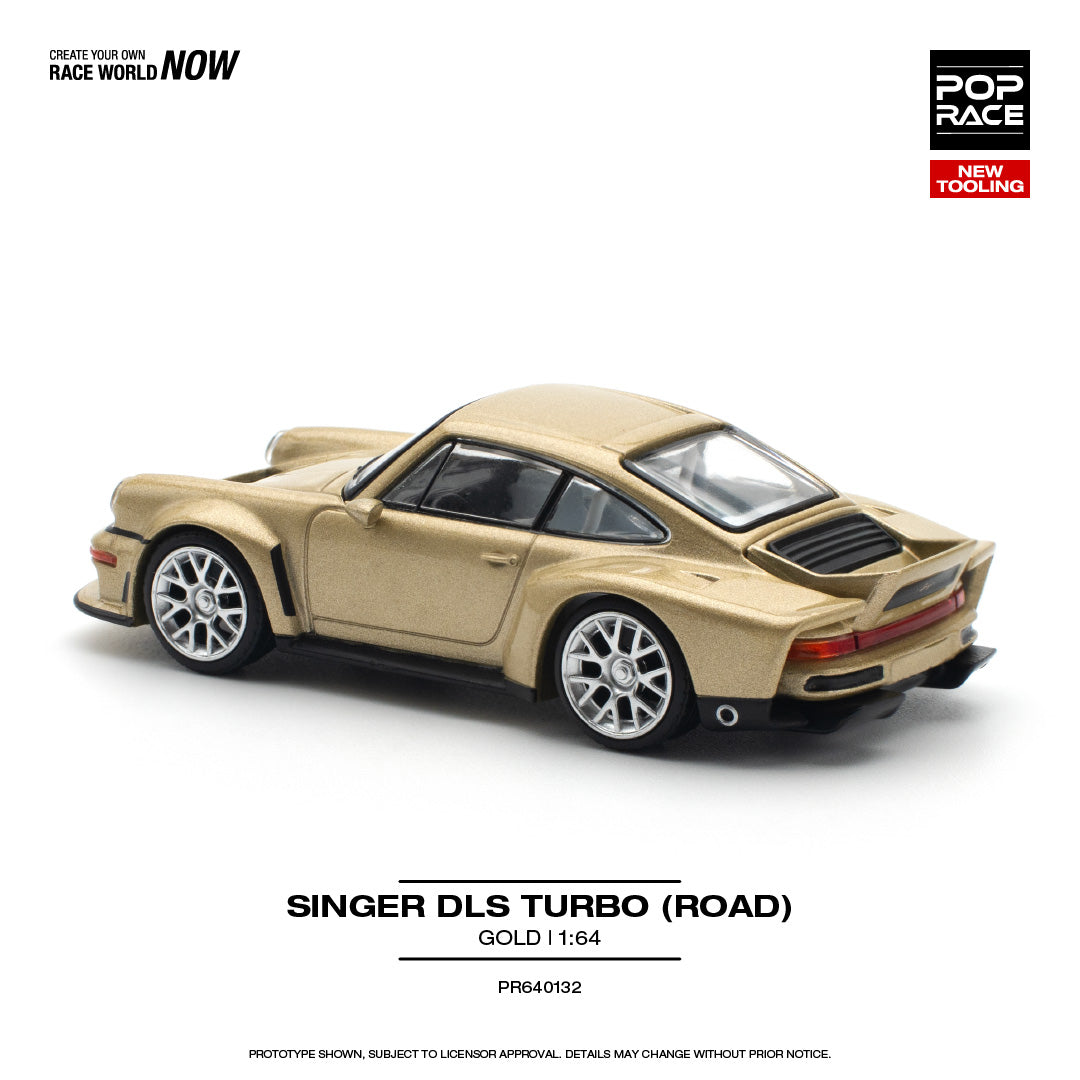 POPRACE 1/64 SINGER DLS TURBO (ROAD) GOLD