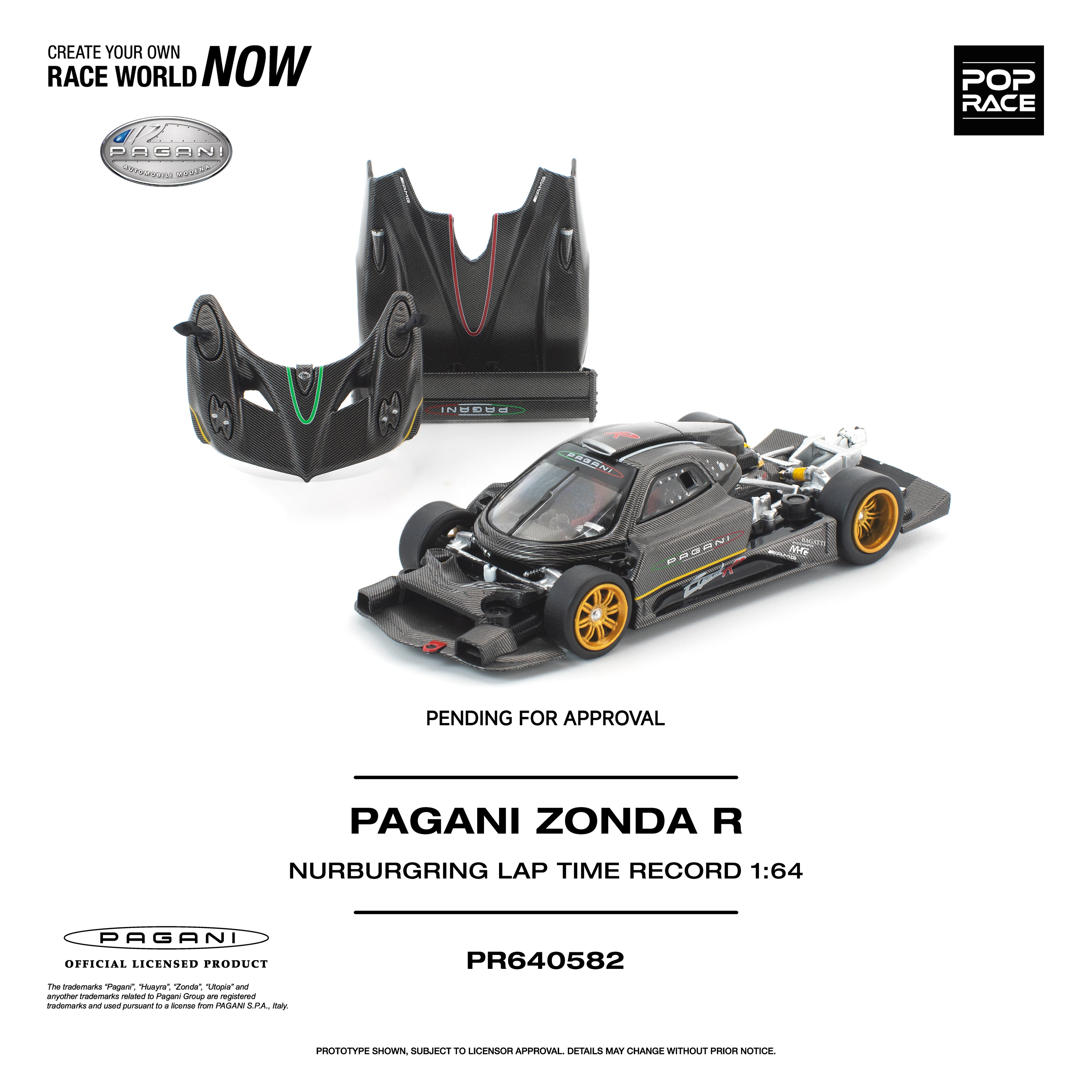 (Coming Soon) POPRACE 1/64 Pagani Zonda R Nürburgring LAP TIME RECORD