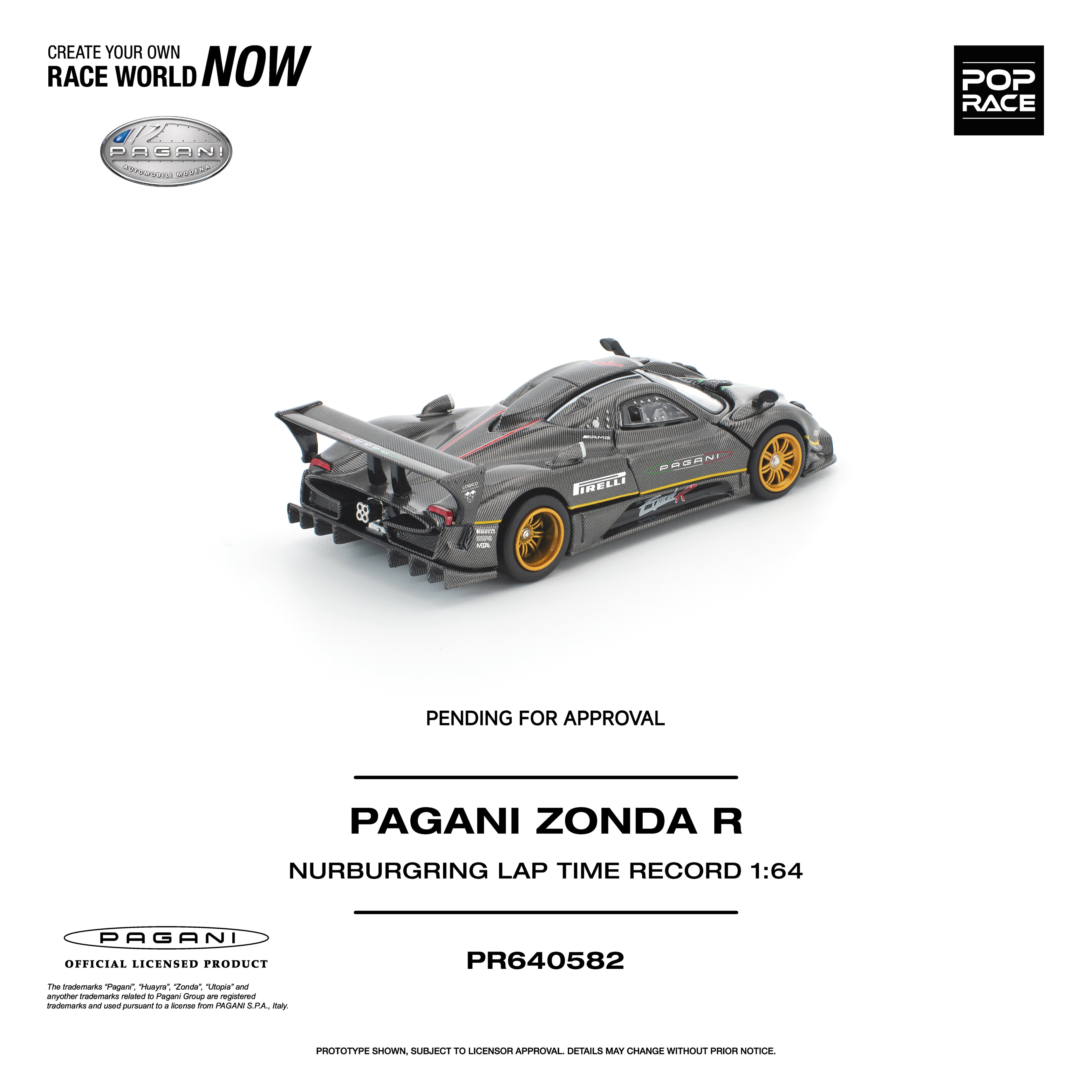 (Coming Soon) POPRACE 1/64 Pagani Zonda R Nürburgring LAP TIME RECORD