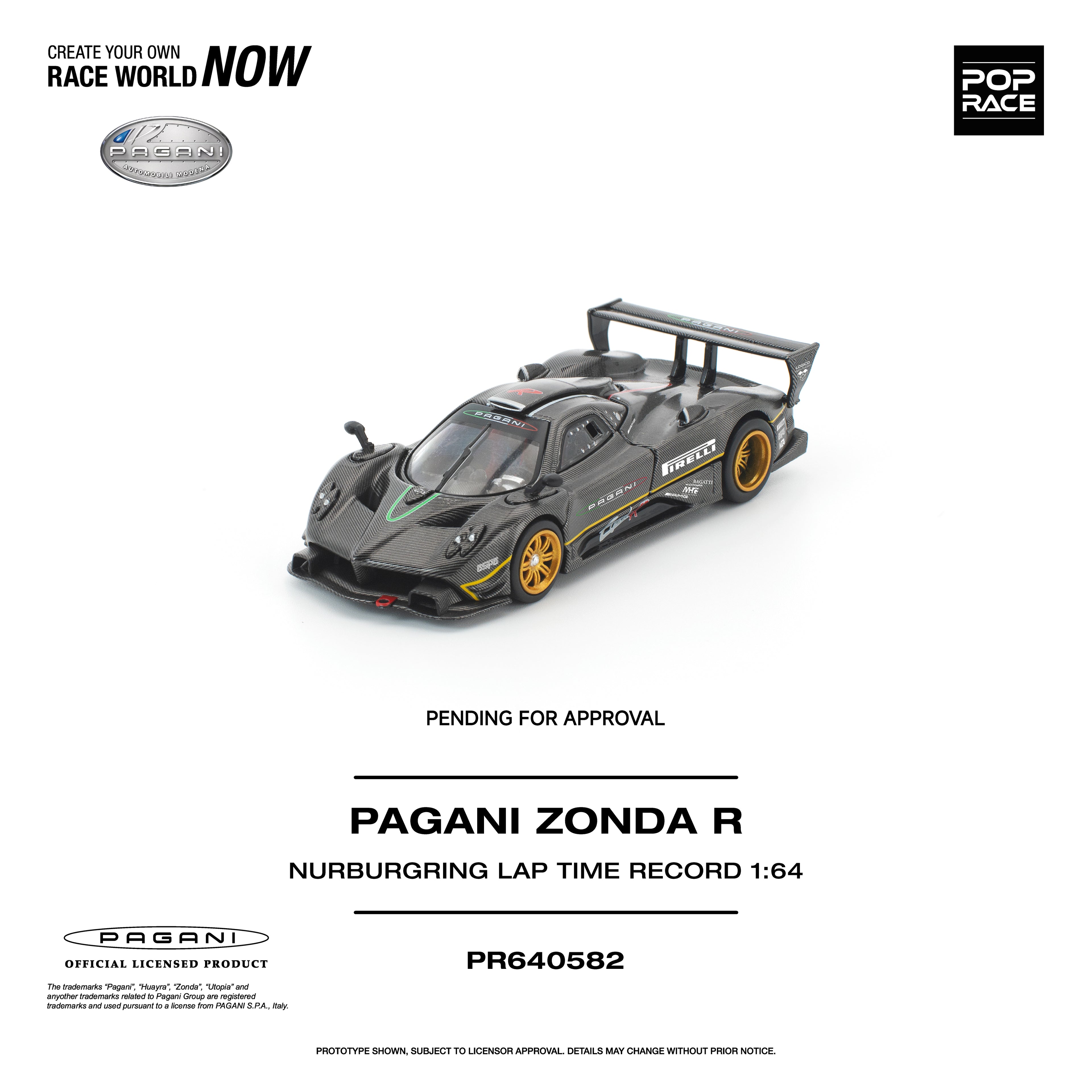 (Coming Soon) POPRACE 1/64 Pagani Zonda R Nürburgring LAP TIME RECORD
