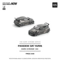(Coming Soon) POPRACE 1/64 PANDEM GR Yaris DARK CHROME