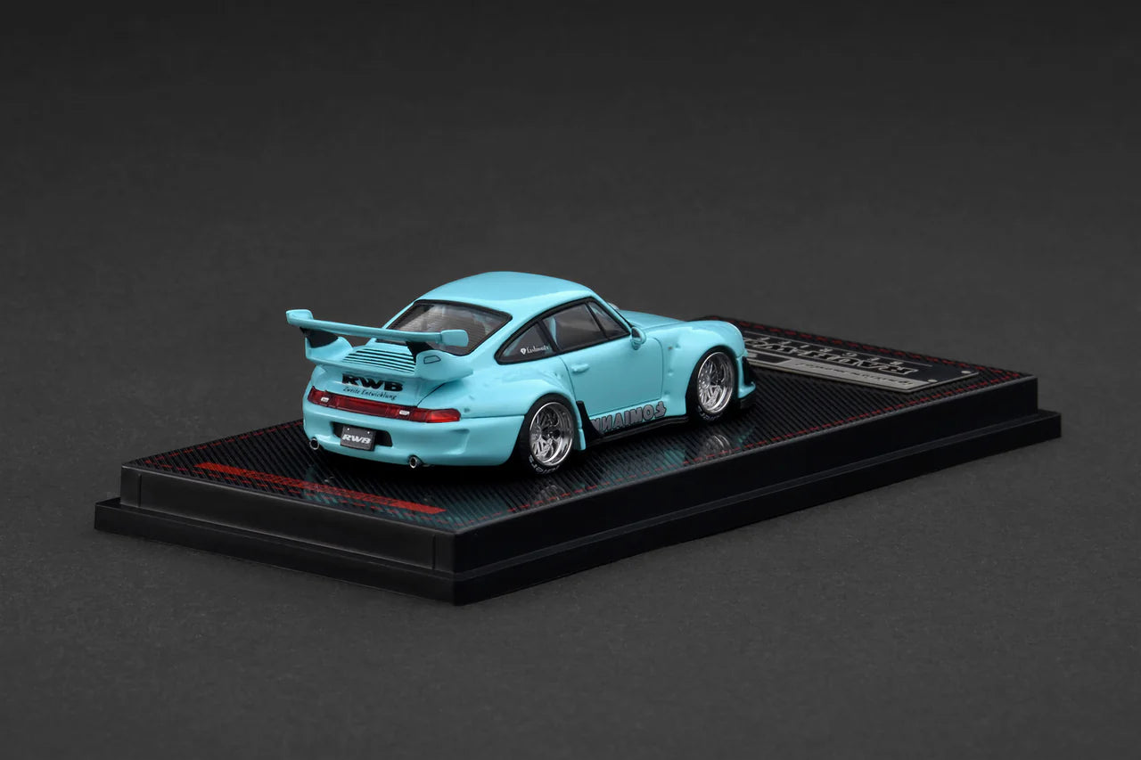 IGNITIONMODEL 1/64 Porsche RWB 993 Blue Green