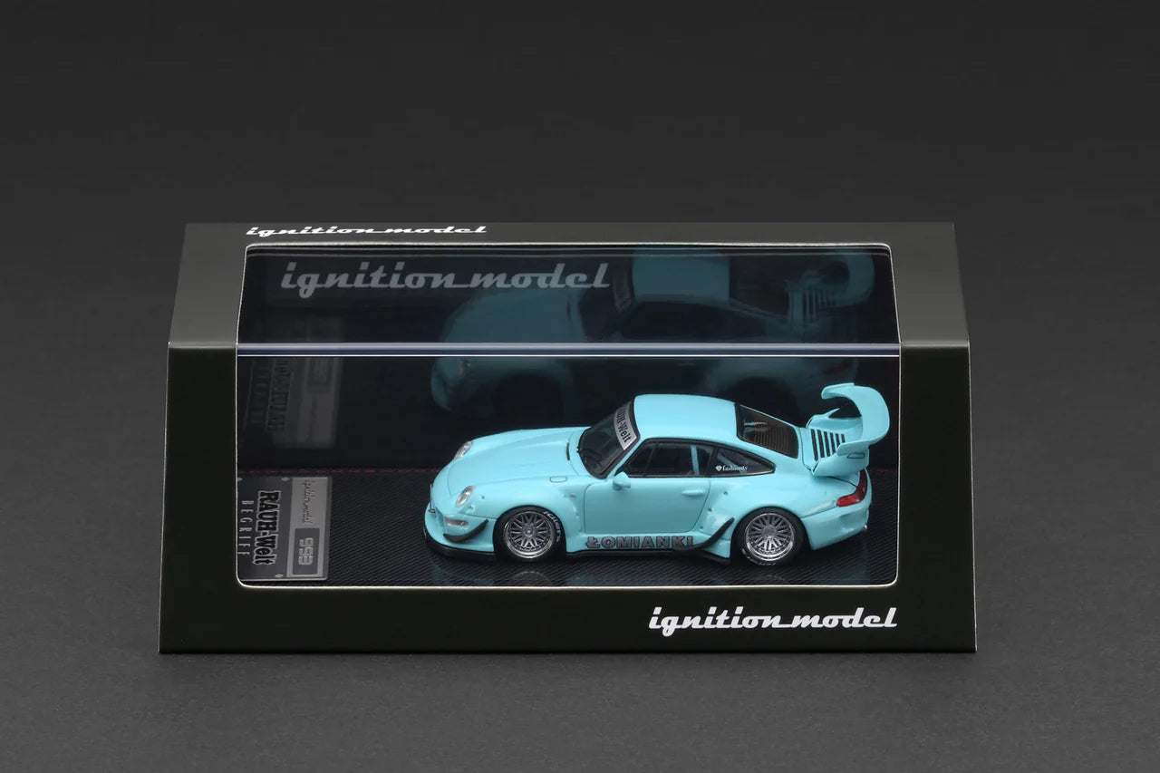 IGNITIONMODEL 1/64 Porsche RWB 993 Blue Green