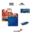 (Coming Soon) POPRACE x TS Exclusives 1/64 SHELBY MUSTANG GT500 – Blue with White Stripes