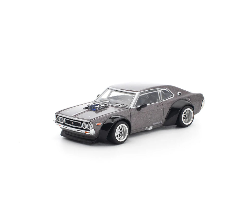 (Coming Soon) POPRACE 1/64 LAUREL C130 METALLIC GREY