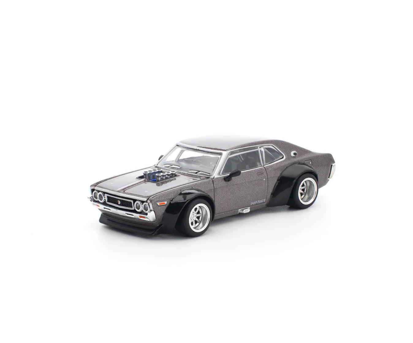 (Coming Soon) POPRACE 1/64 LAUREL C130 METALLIC GREY