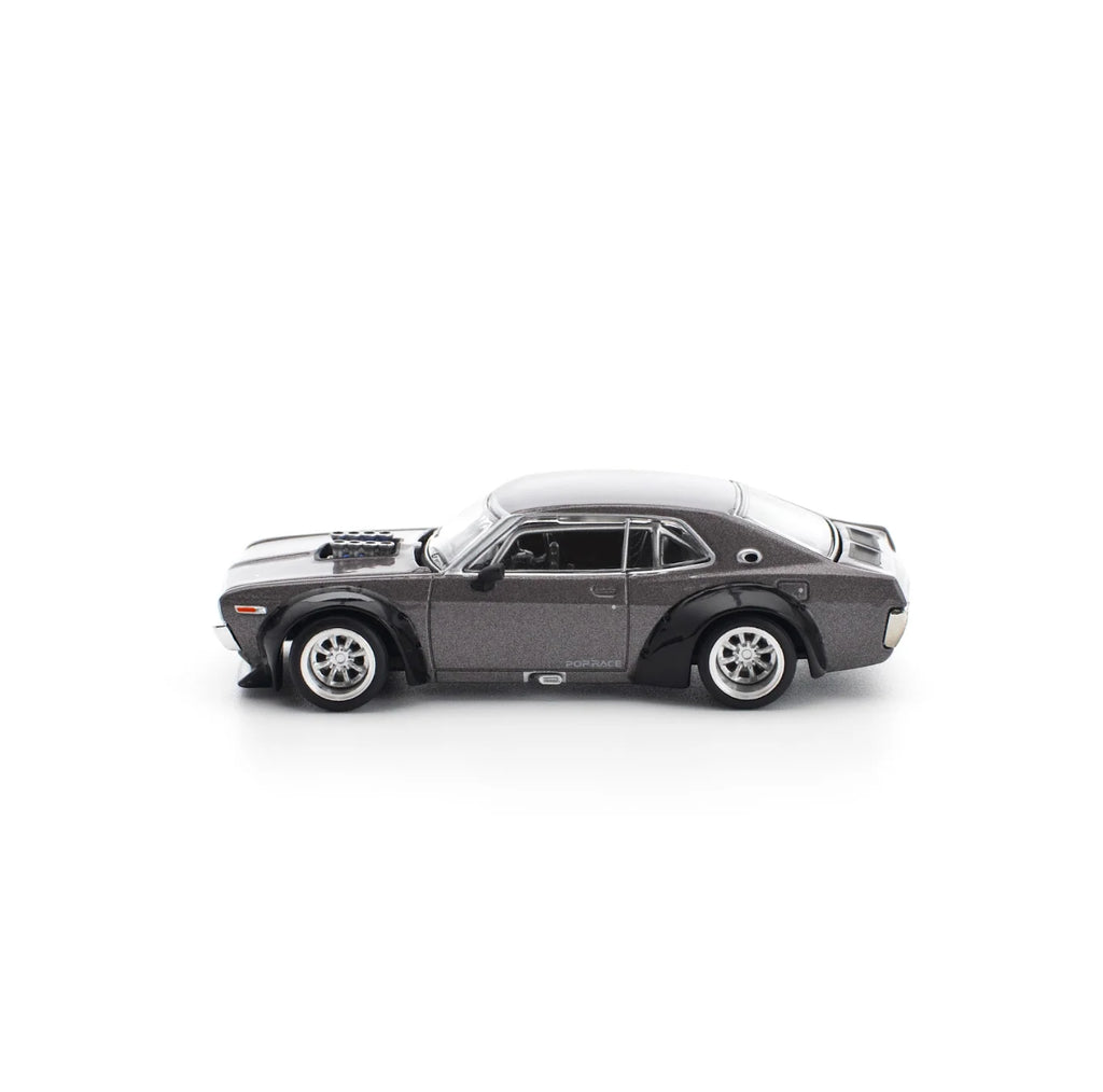 (Coming Soon) POPRACE 1/64 LAUREL C130 METALLIC GREY