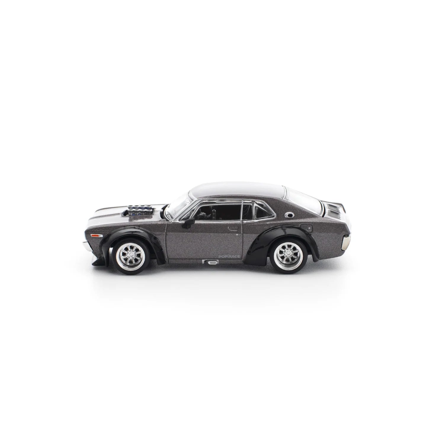 (Coming Soon) POPRACE 1/64 LAUREL C130 METALLIC GREY