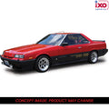 (Coming Soon) IXO America 1:64 1983 Nissan Skyline 2000 Turbo RS (R30) "Iron Mask" - Red and Black