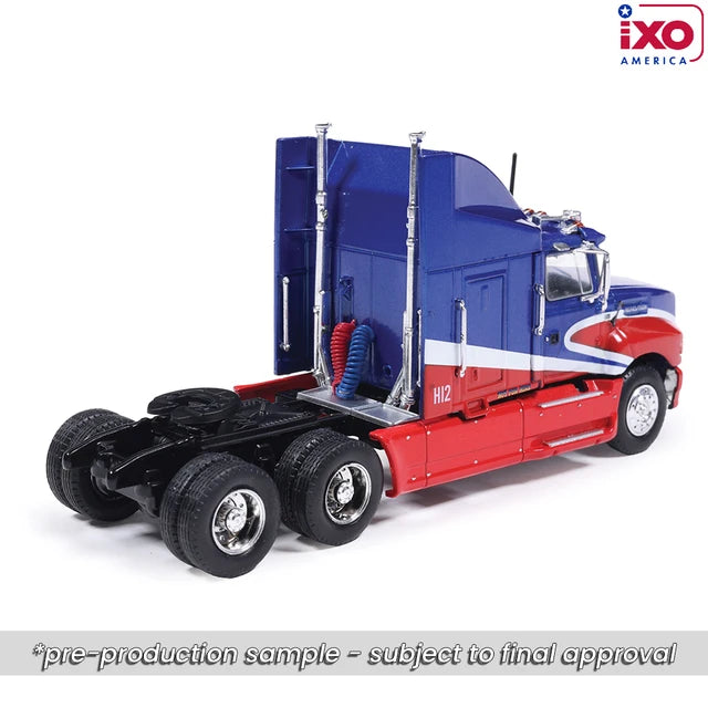 (Coming Soon) IXO America 1:64 1990 Ford Aeromax - Red and Blue