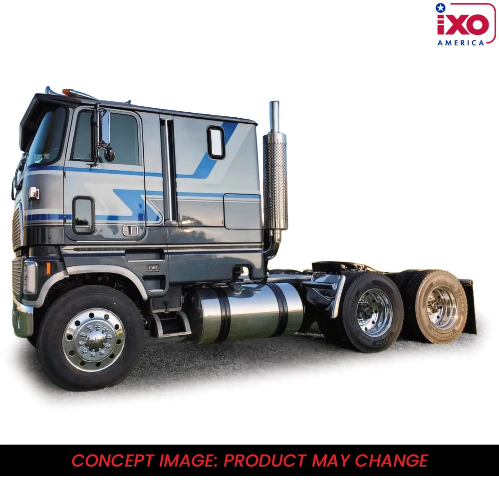 (Coming Soon) IXO America 1:64 Ford COE 9000 - Blue and Silver
