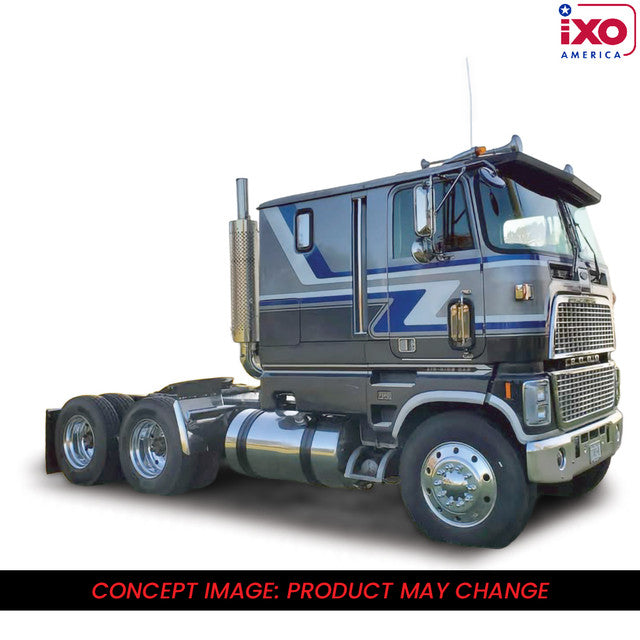 (Coming Soon) IXO America 1:64 Ford COE 9000 - Blue and Silver