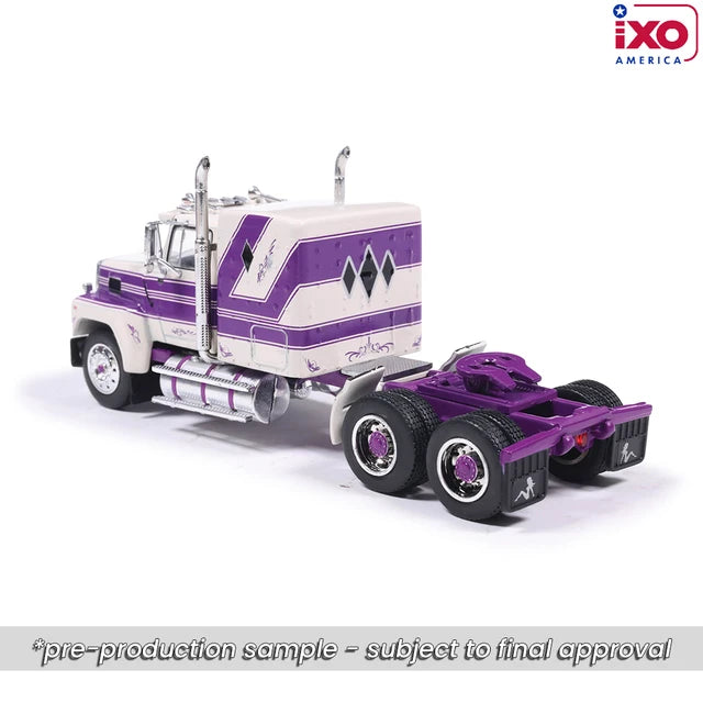 (Coming Soon) IXO America 1:64 1978 Ford LTL-9000 - Purple and Cream
