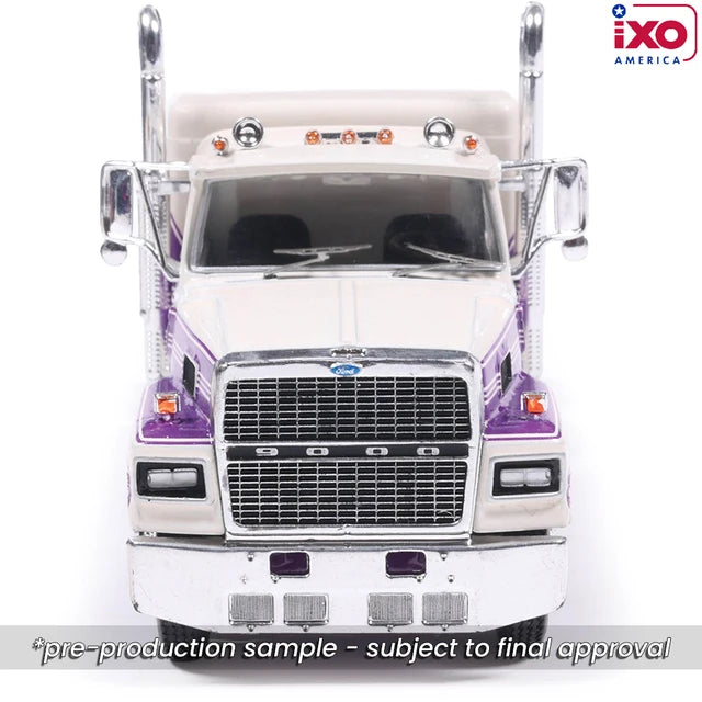 (Coming Soon) IXO America 1:64 1978 Ford LTL-9000 - Purple and Cream