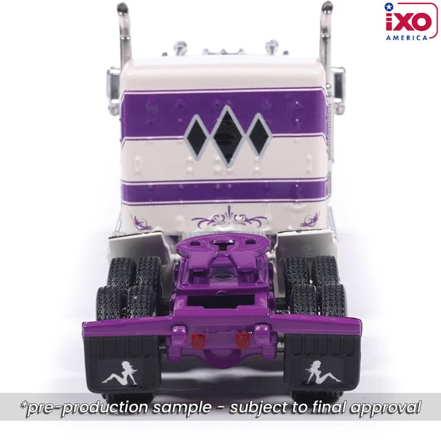 (Coming Soon) IXO America 1:64 1978 Ford LTL-9000 - Purple and Cream