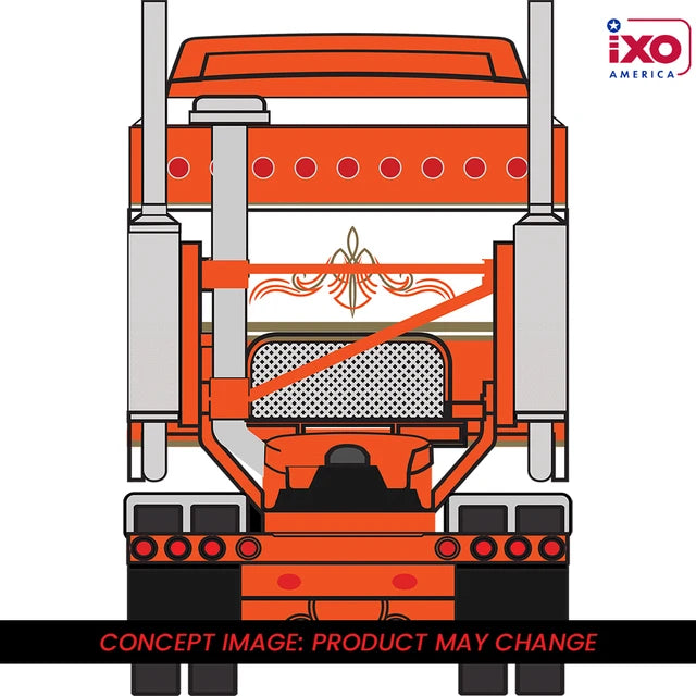(Coming Soon) IXO America 1:64 1976 Kenworth K100 Aerodyne - Orange