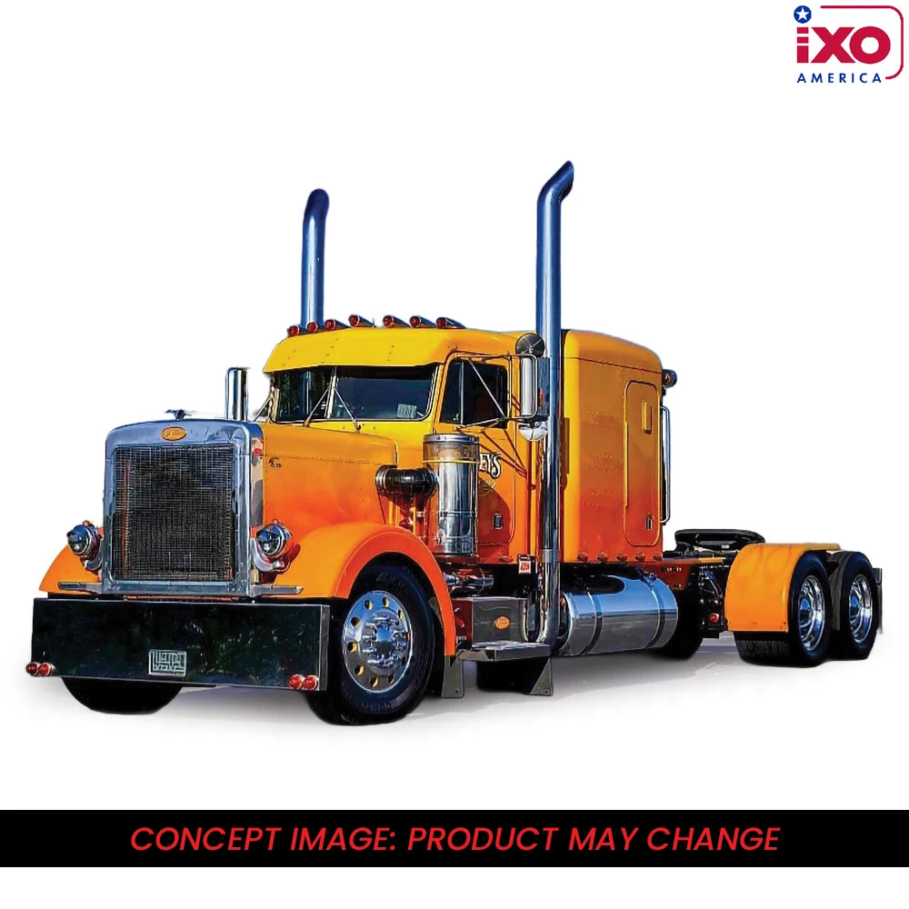 (Coming Soon) IXO America 1:64 1981 Peterbilt 359 Kelsey's Trucking - Orange