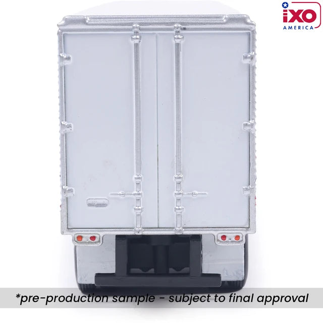 (Coming Soon) IXO America 1:64 Scale 1976 Ford CL 9000 Red, White, and Blue with Vintage Trailer
