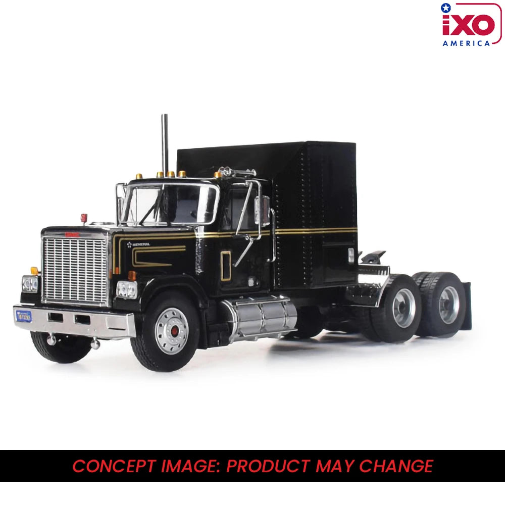 (Coming Soon) IXO America 1:64 1980 GMC General with Black and Gold Trailer