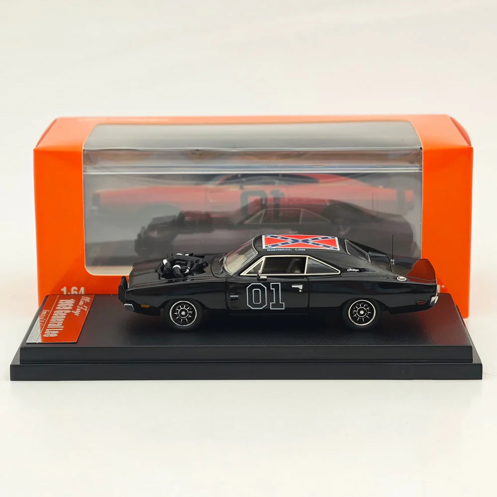 MINIFORGE 1/64 1969 Charger "General Lee" Exposed Blown V8 Black