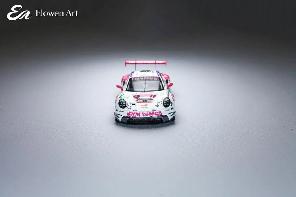 (Coming Soon) Elowen Art 1/64 Porchse 911 GT3 Iron Lady 85 Livery - Midnight City Diecast L.C.