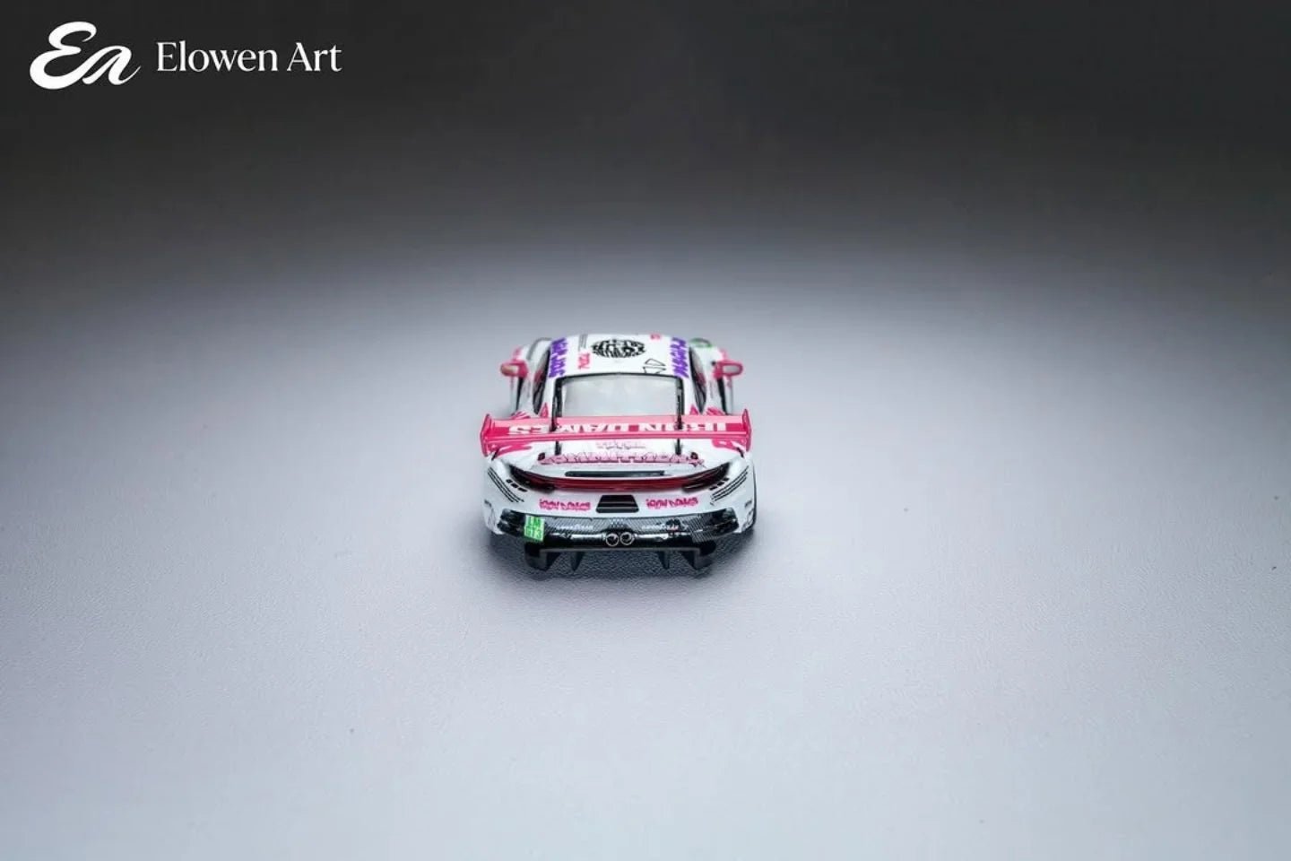 (Coming Soon) Elowen Art 1/64 Porchse 911 GT3 Iron Lady 85 Livery - Midnight City Diecast L.C.