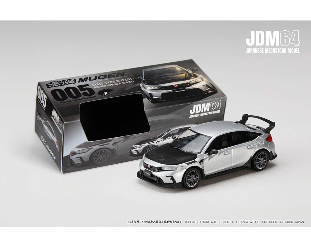 (Coming Soon) Hobby Japan 1:64 Honda Civic Type R (FL5) MUGEN Group B 2024 - Midnight City Diecast L.C.