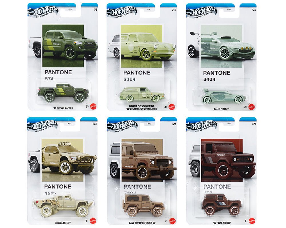 (Coming Soon) Hot Wheels 1:64 Pantone B Set - Midnight City Diecast L.C.