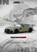 (Coming Soon) INNO64 1/64 "DARWIN PRO" AMG GT Matte Green - Midnight City Diecast L.C.