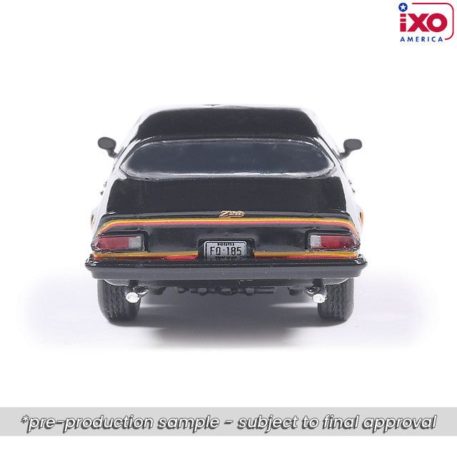 (Coming Soon) IXO 1:64 1977 Chevrolet Camaro Z28 - Black - Midnight City Diecast L.C.