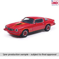 (Coming Soon) IXO 1:64 Scale 1977 Chevrolet Camaro Z28 - Light Red - Midnight City Diecast L.C.