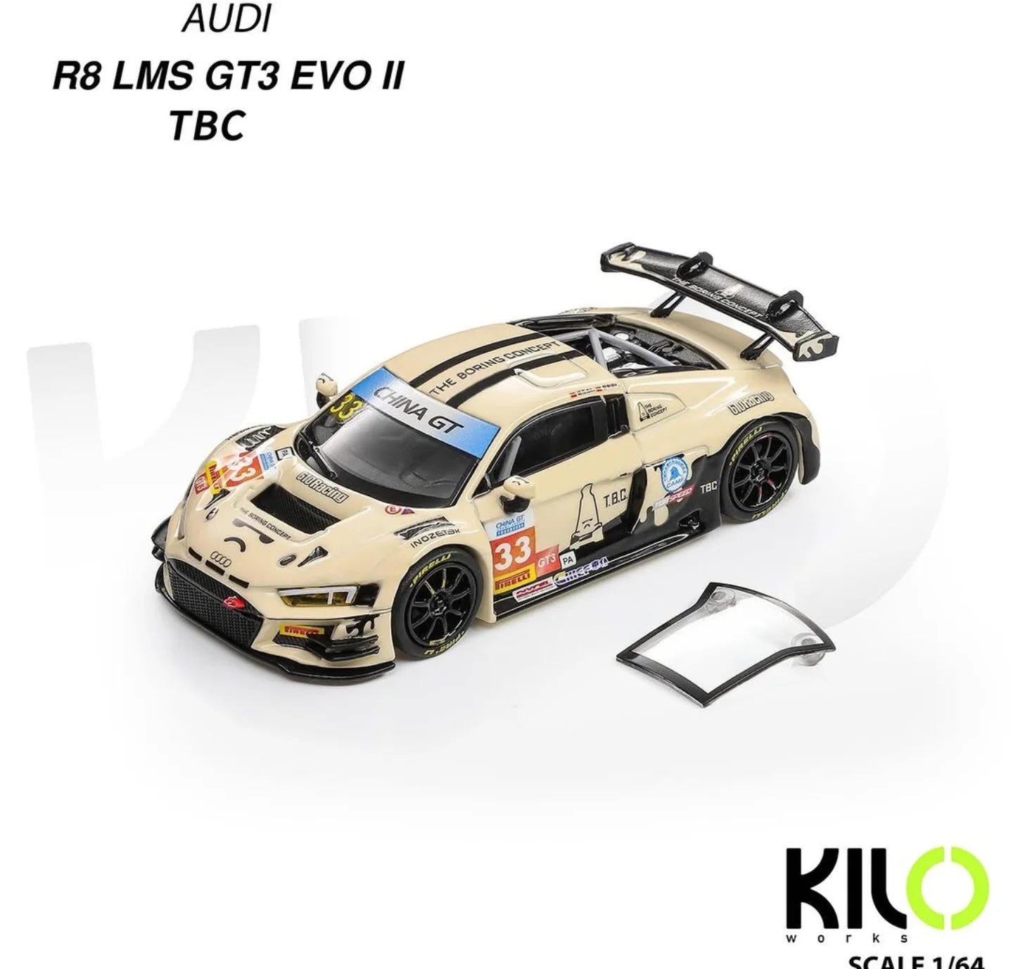 (Coming Soon) KILOWORK R8 IMS GT3 EVO II TBC - Midnight City Diecast L.C.