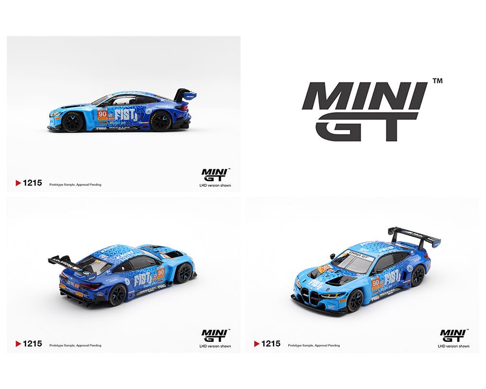 (Coming Soon) Mini GT 1215 1:64 BMW M4 GT3 EVO 90 FIST Team AAI 2025 China GT LHD/ China Exclusives - Midnight City Diecast L.C.