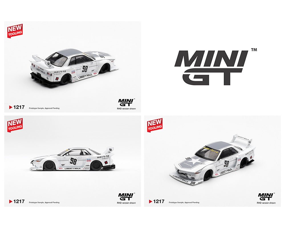 (Coming Soon) Mini GT 1217 1:64 Nissan GT - R32 LB - Kaido Works TAS 2025 - Midnight City Diecast L.C.